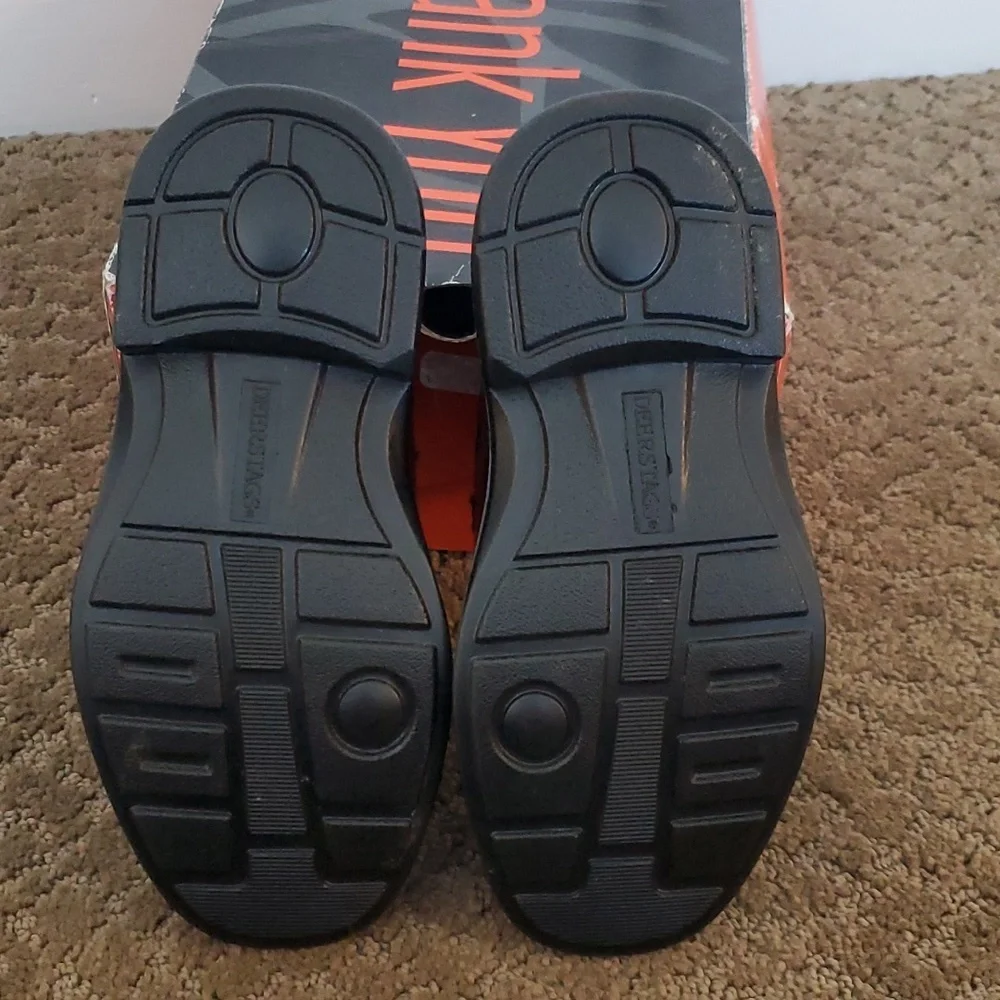 Little Boys Deer Stags Black Greenpoint Slip On Dress Shoes Size 11 EUC box